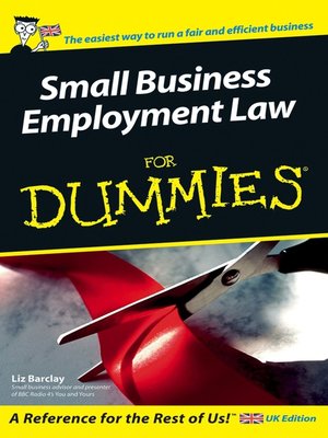 cover image of Small Business Employment Law For Dummies